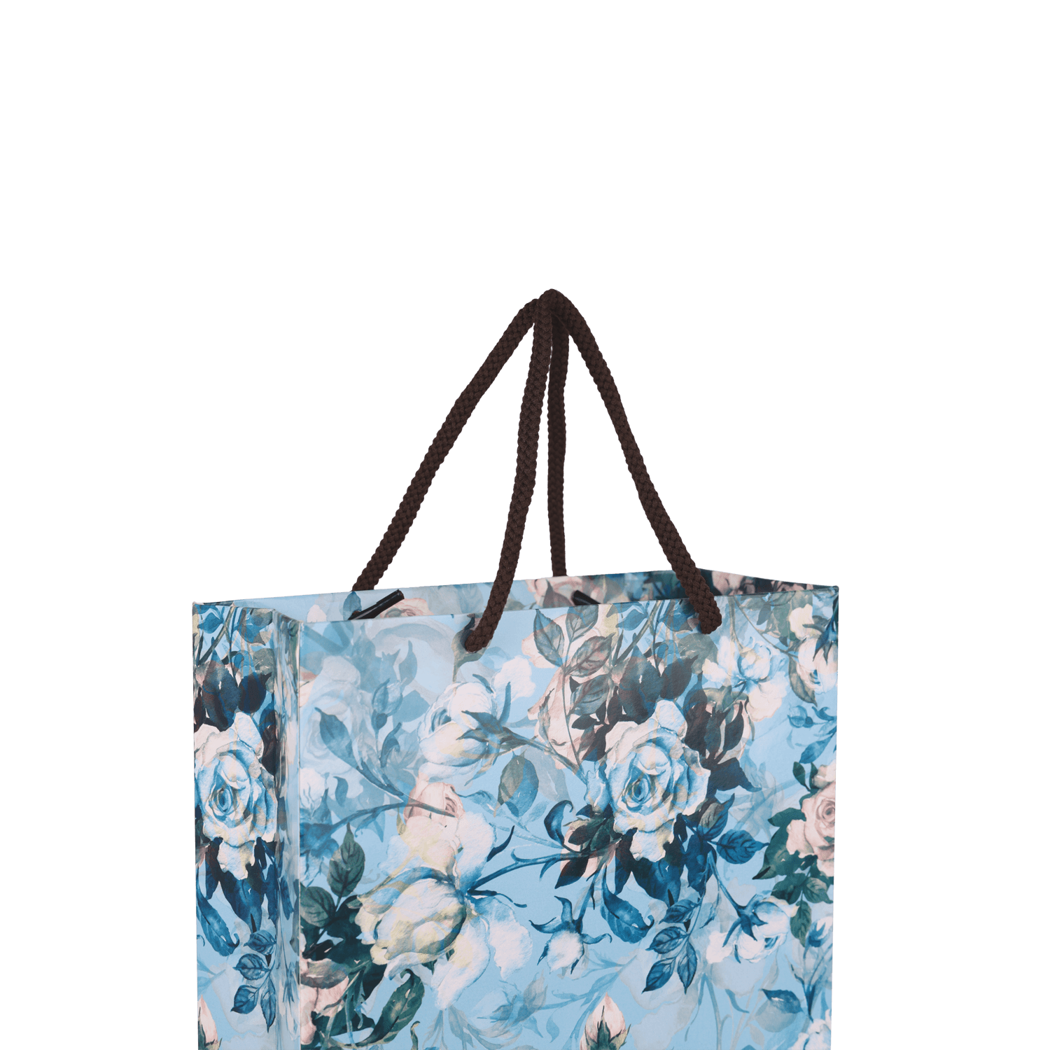 Multicolor Art Rose Flower Bags For Gifting, Weddings, Birthday, Holiday Presents (28x20x7.5 Cm)