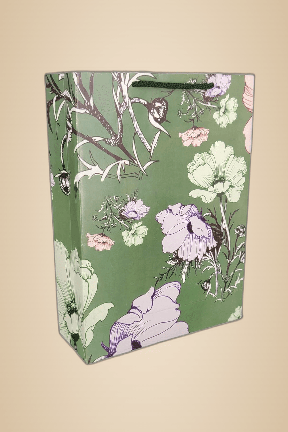 Multicolor Popudi Flower Bags, Weddings, Birthday, Holiday Present (28x20x7.5 Cm)