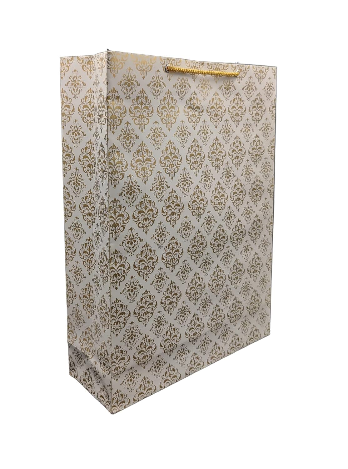 Multicolor Rustic Floral Design Gift Bags For Gifting | Weddings | Birthday | Holiday Presents (12x9.5x4 Inch)