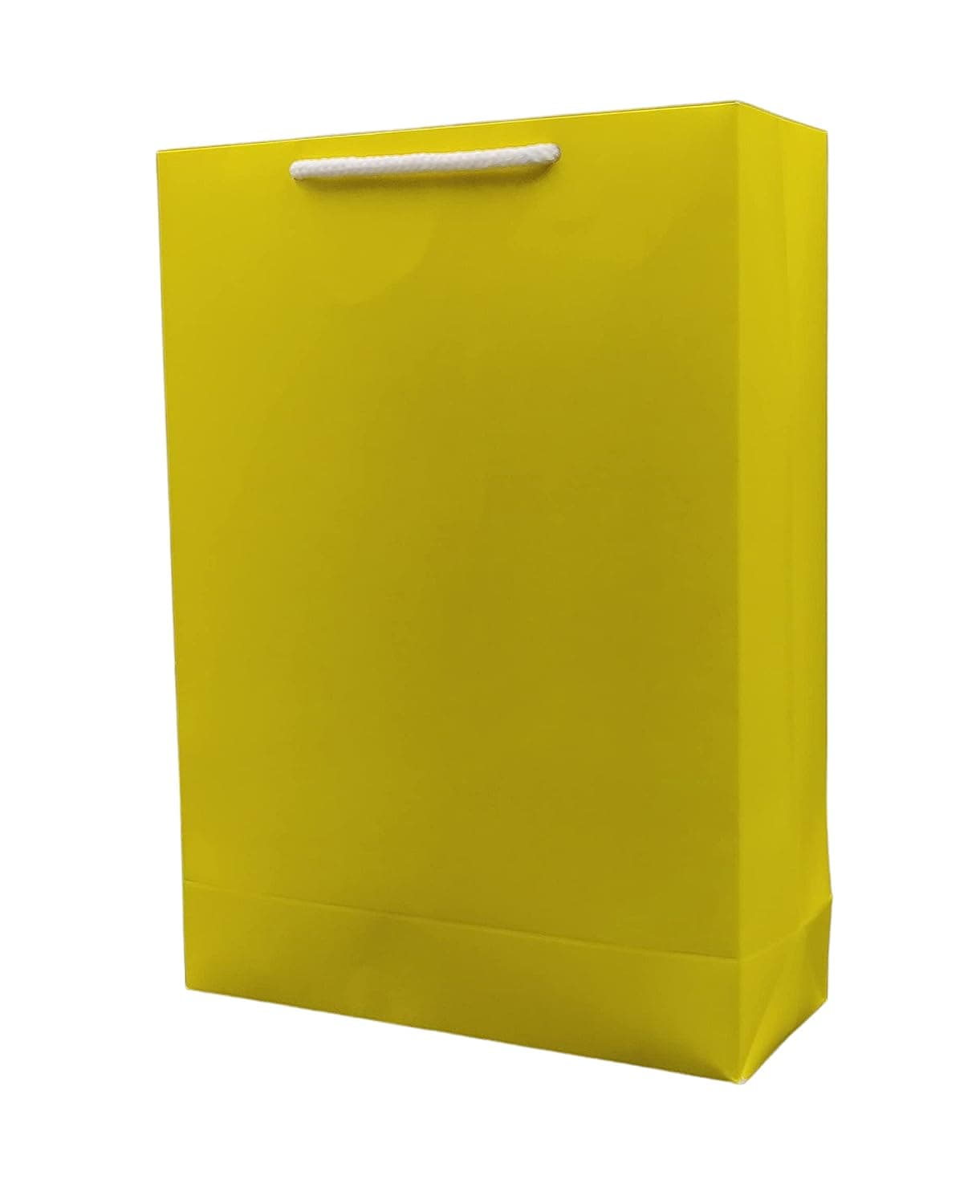 Yellow Gift Bags For Gifting, Weddings, Birthday,Holiday Presents (28x20x 7.5 Cm)