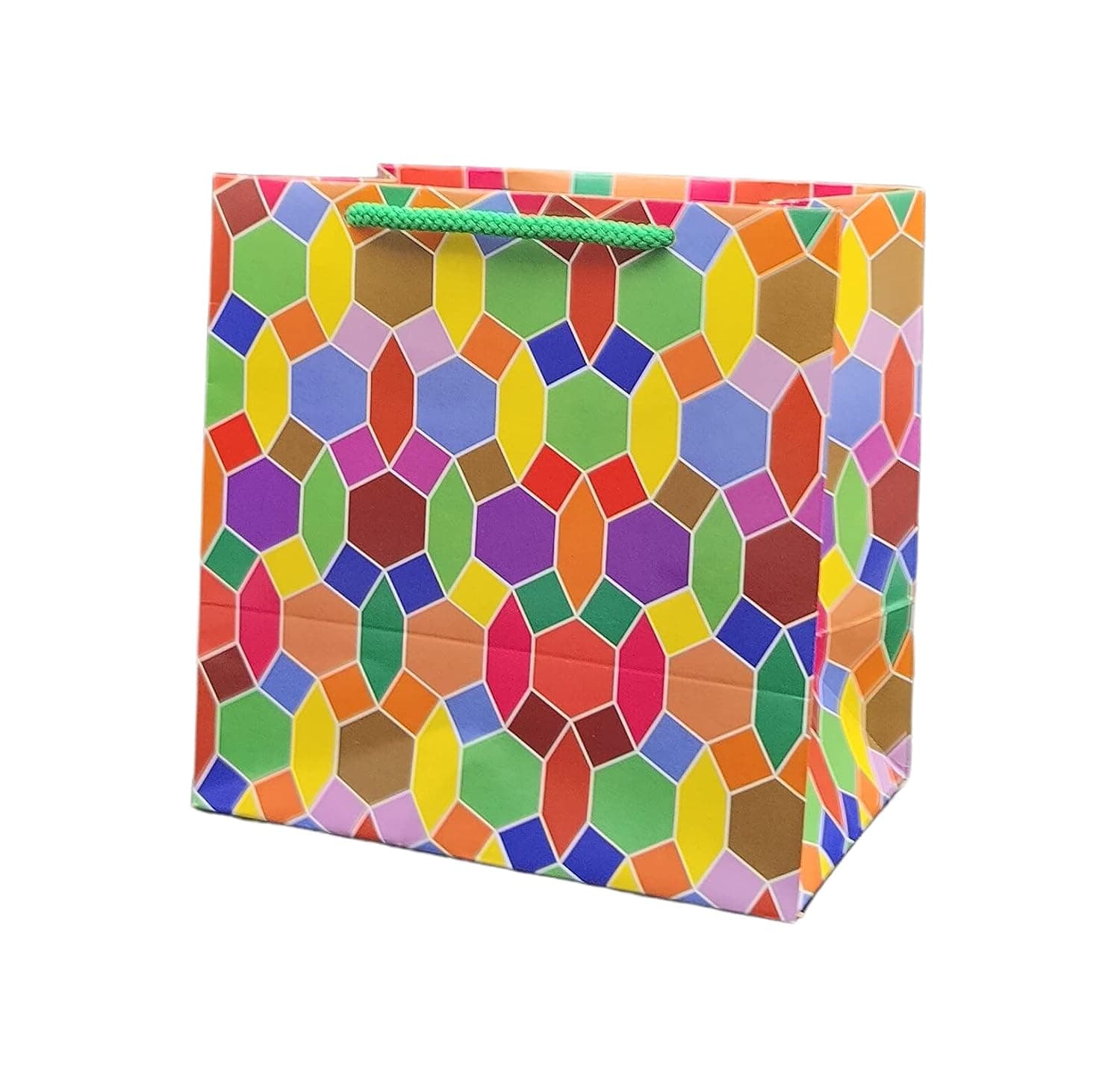Multicolor Magic Kaleido Bag Gift Bags For Gifting | Weddings | Birthday | Holiday Presents (7x7x4.5 Inch)