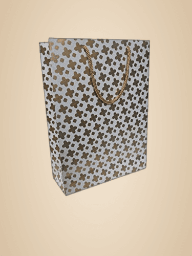 Multicolor Paper Bags For Gifting, Weddings, Birthday, Holiday Presents With Star Design (28 x20x7.6 Cm)