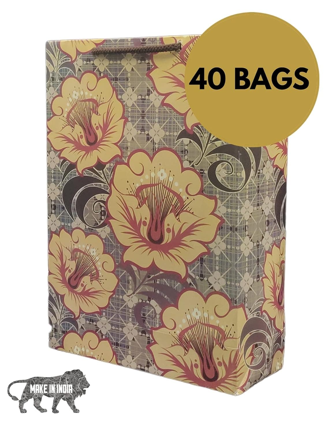 Multicolor Rose Mallows Bags For Weddings, Birthday, Holiday (28x20x7.5 Cm)