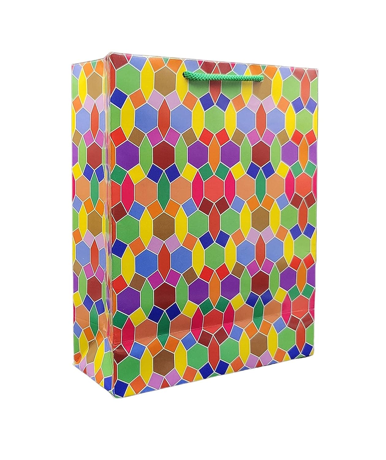 Multicolor Kalideo Medium Gift Bags For Gifting | Weddings | Birthday | Holiday Presents (12x9.5x4 Inch)