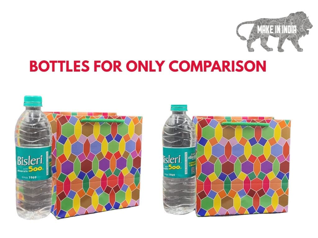 Multicolor Magic Kaleido Bag Gift Bags For Gifting | Weddings | Birthday | Holiday Presents (7x7x4.5 Inch)