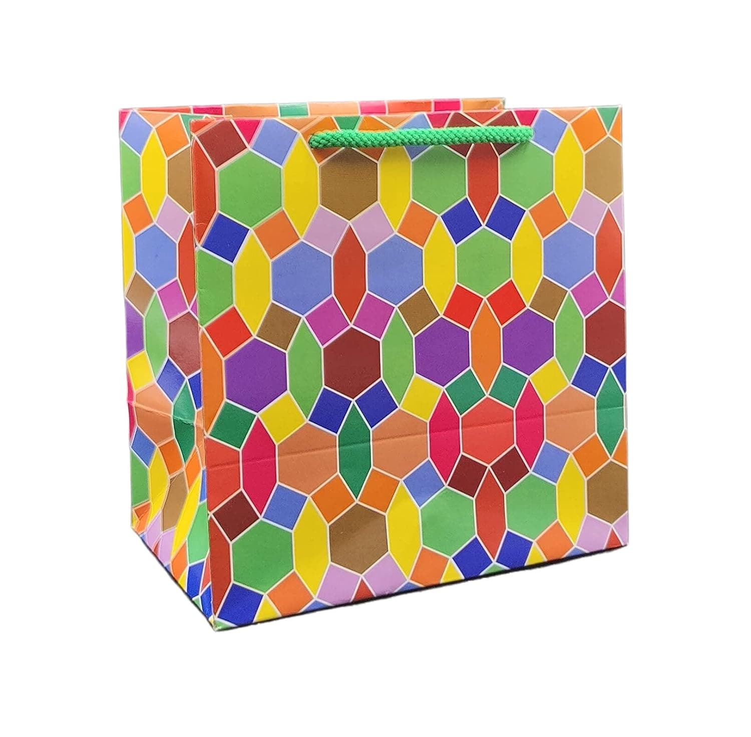 Multicolor Magic Kaleido Bag Gift Bags For Gifting | Weddings | Birthday | Holiday Presents (7x7x4.5 Inch)