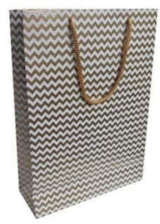 Multicolor Bags With Waves Design For Gifting (28 x20x7.6 Cm)