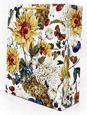 Yellow Sunflower Carry Bags For Gifting (30.48x24.13x10.16 Cm)