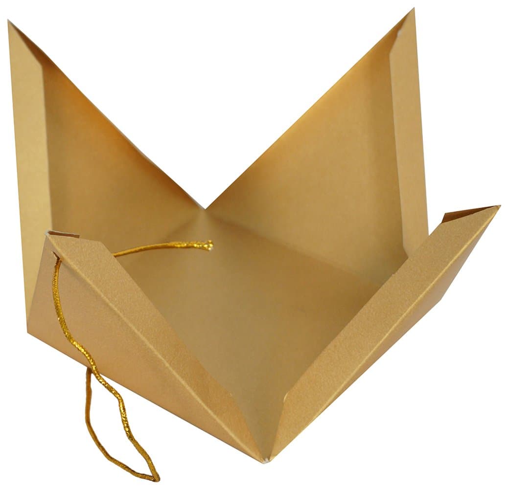 Multicolor Pyramid Chocolate Paper Bags (11.9x 11.9x 13.9 Cm) (Pack Of 10)