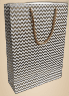 Multicolor Bags With Waves Design For Gifting (28 x20x7.6 Cm)