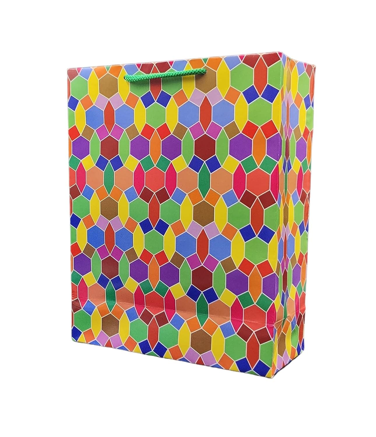 Multicolor Kalideo Medium Gift Bags For Gifting | Weddings | Birthday | Holiday Presents (12x9.5x4 Inch)